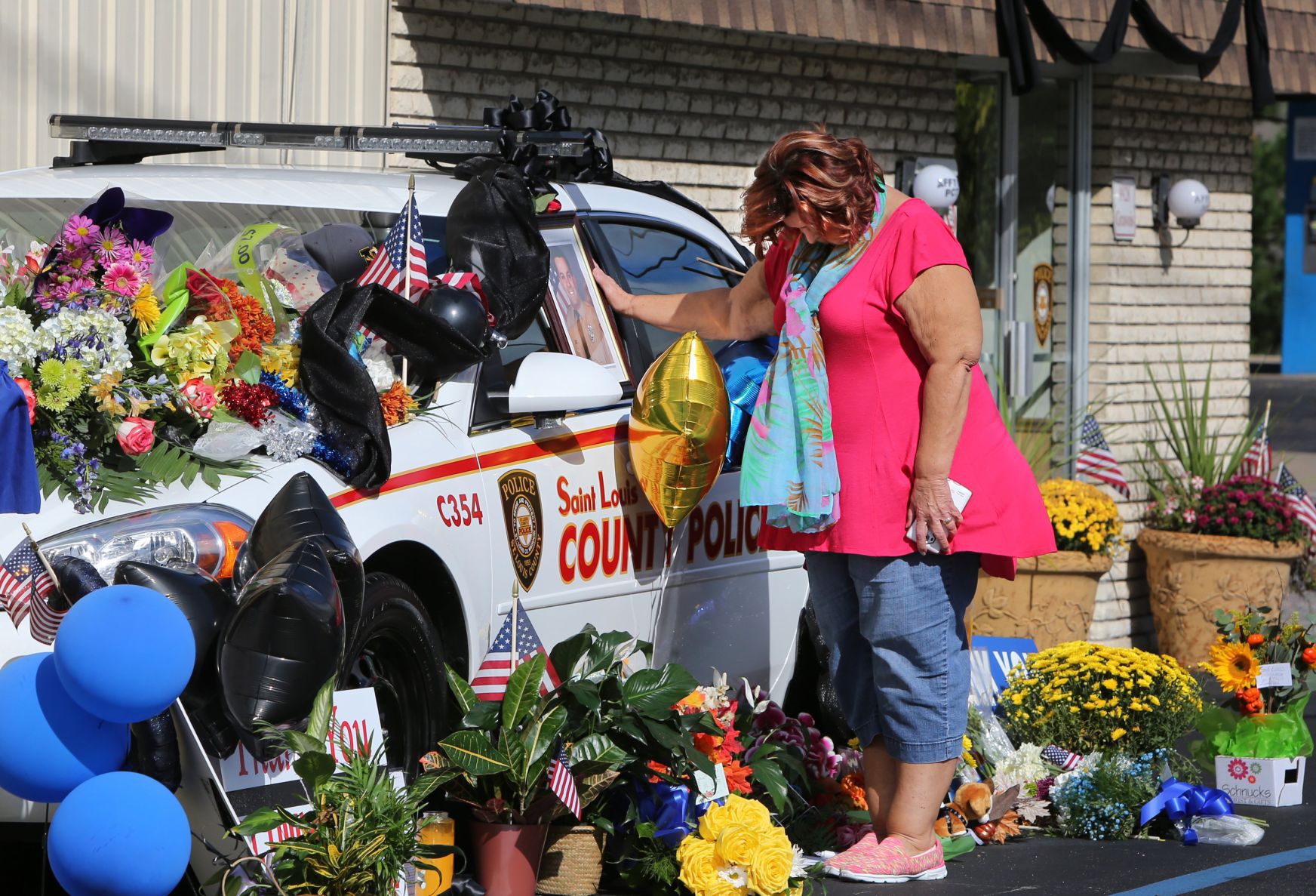 Memorial for officer Blake Snyder